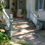 Front Porch with Custom Risers