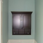 Bathroom Cabinet and Crown Molding