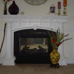 Custom Framed Fireplace and Mantle